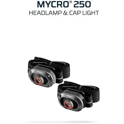 Headlamp and Cap Light Nebo Mycro 250 (Lumen)-2 Pack