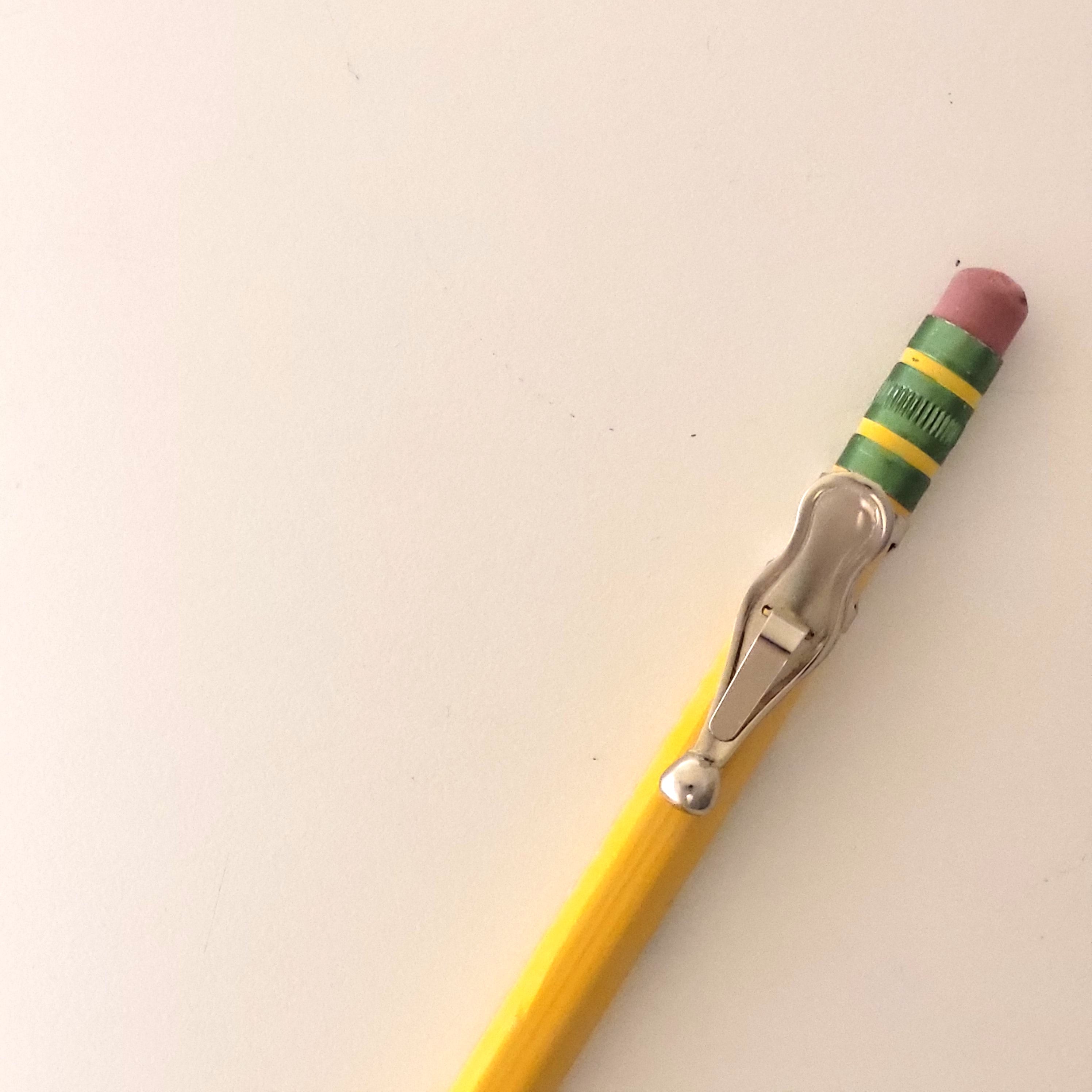 Original USA Made Faultless Clip for #2 Pencil - Bag of 25